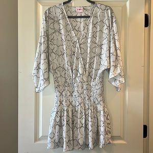 EUC BUDDY LOVE LENNOX SMOCKED WAIST MINI DRESS- SMALL